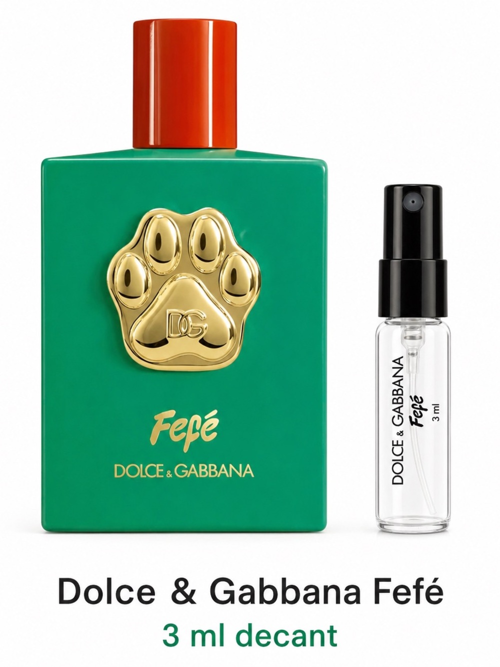 Dolce & Gabbana Fefé Dog Eau de Parfum Decant - Green & Orange